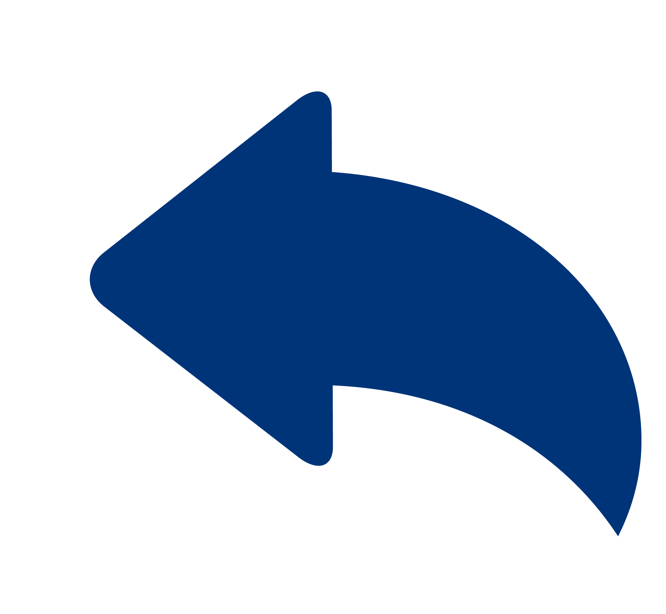 Blue back button